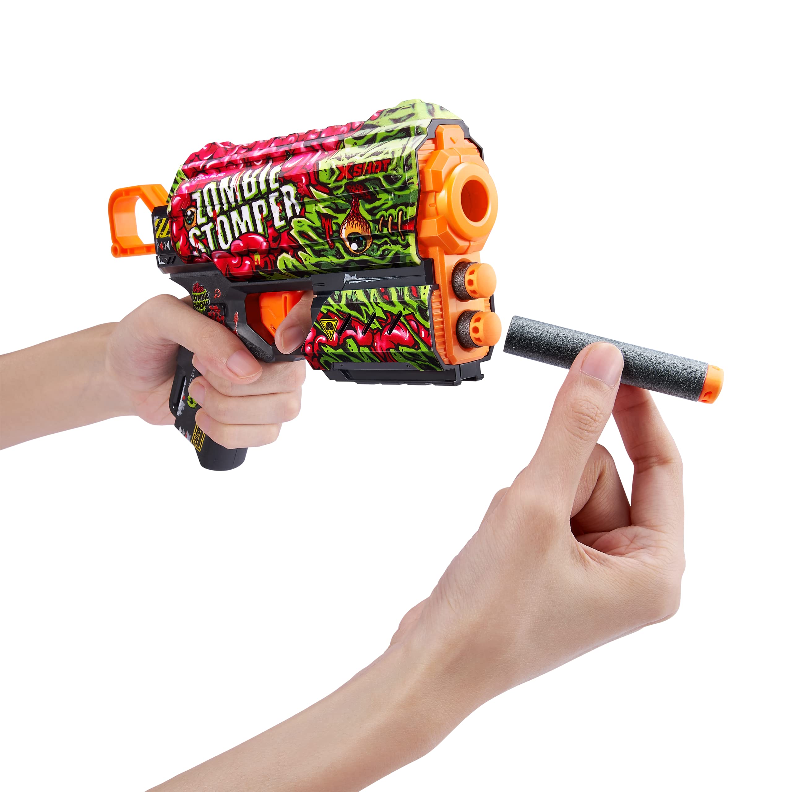 Foto 5 pulgar | Toy Foam Dart Blaster Skins Flux Zombie Stomper, Paquete De 2 - Venta Internacional.