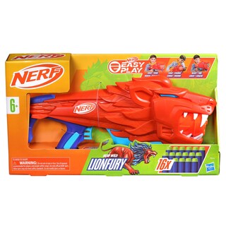 Foto 2 | Dart Blaster Nerf Wild Lionfury Con 16 Dardos Nerf Elite - Venta Internacional.