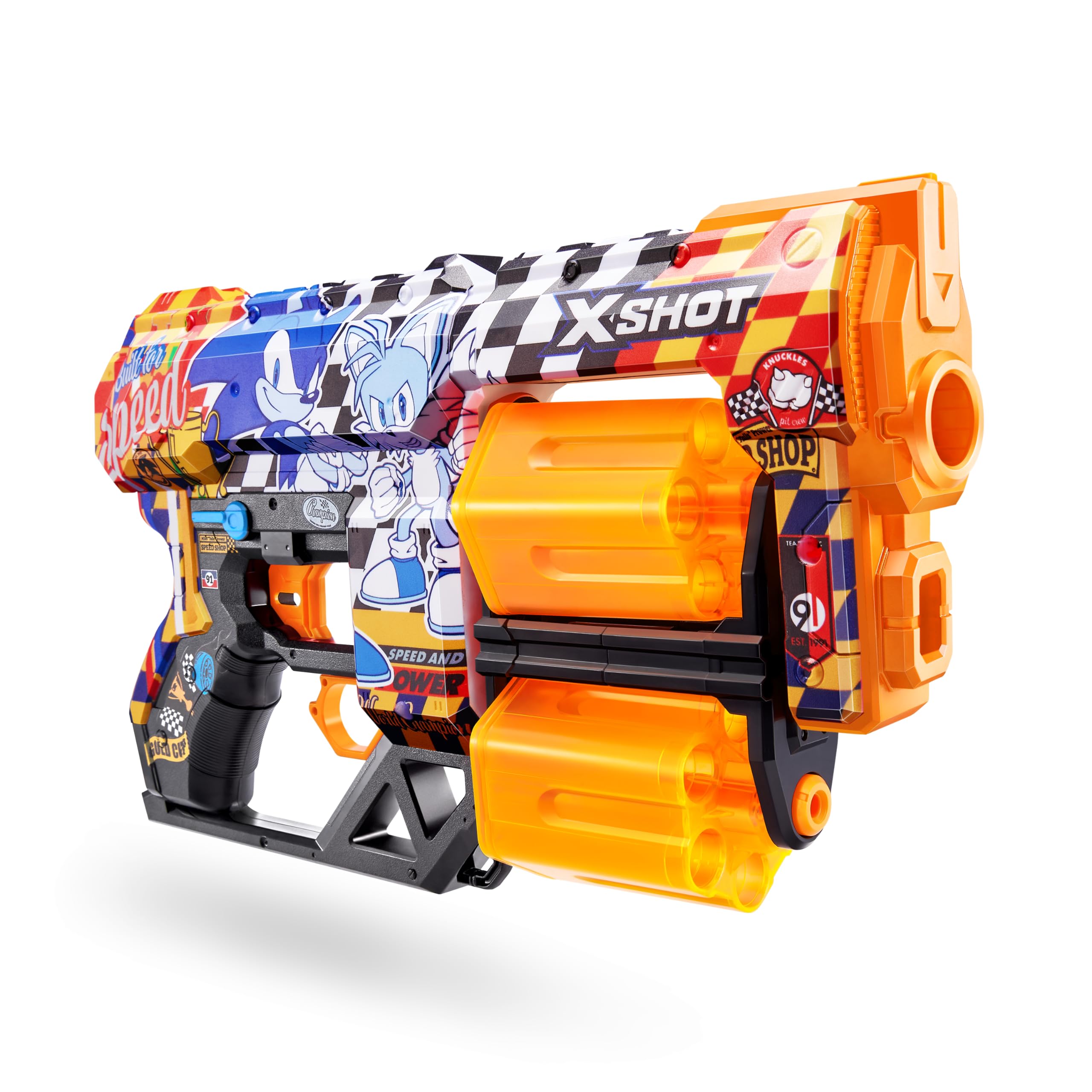 Foto 3 pulgar | Toy Foam Blaster X-shot Skins Dread Sonic Con 24 Dardos Zuru - Venta Internacional.