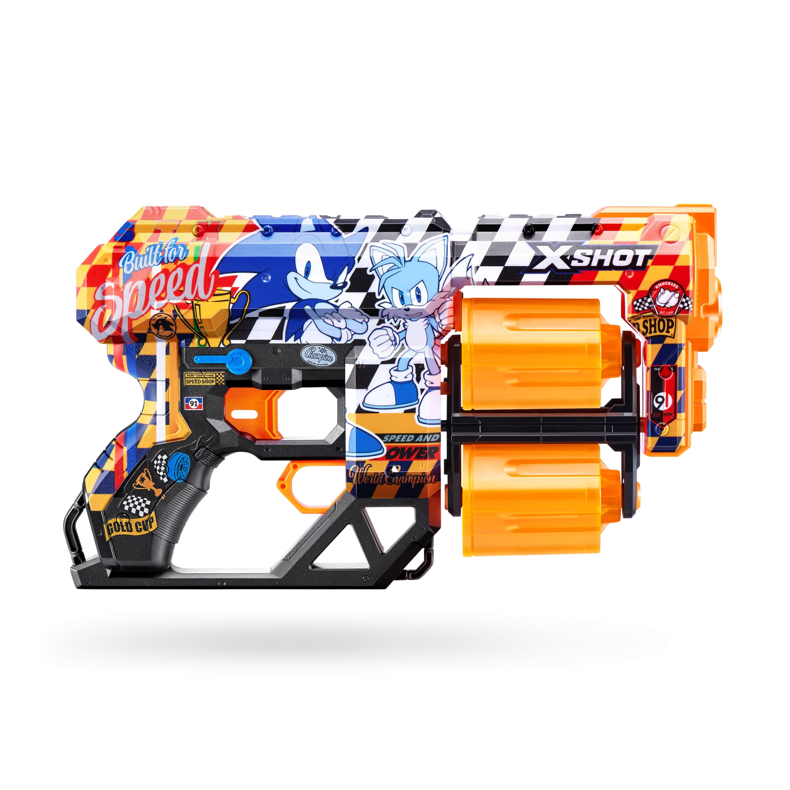Foto 8 pulgar | Toy Foam Blaster X-shot Skins Dread Sonic Con 24 Dardos Zuru - Venta Internacional.