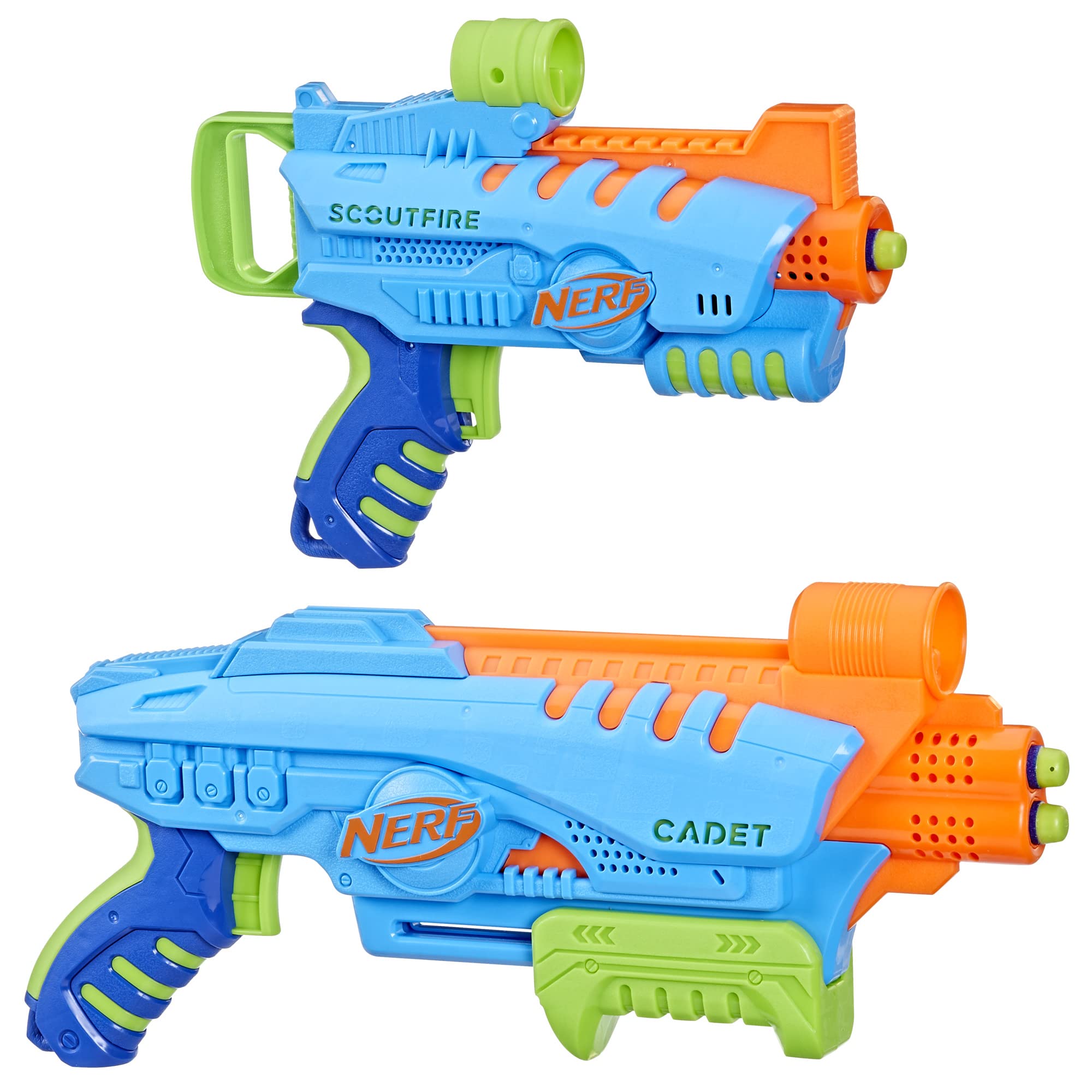 Foto 3 pulgar | Set De Inicio Nerf Elite Junior Con 2 Lanzadores Y 15 Dardos Para Niños De 6 Años O Más - Venta Internacional.