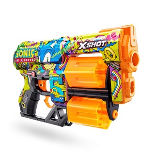 Foto 2 | Blaster X-shot Skins Dread Sonic Hyper Spike Con 24 Dardos Zuru - Venta Internacional.