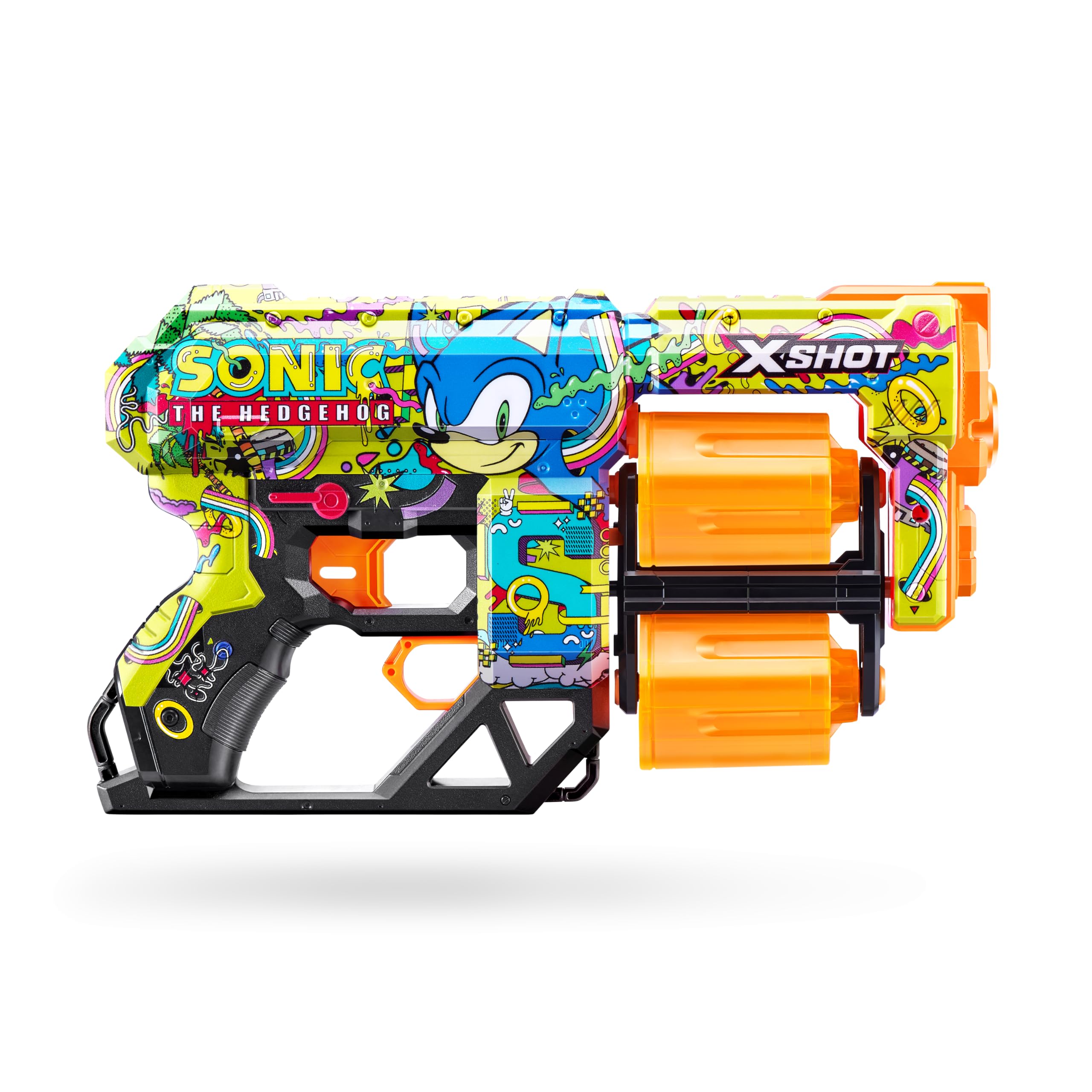 Foto 7 | Blaster X-shot Skins Dread Sonic Hyper Spike Con 24 Dardos Zuru - Venta Internacional.