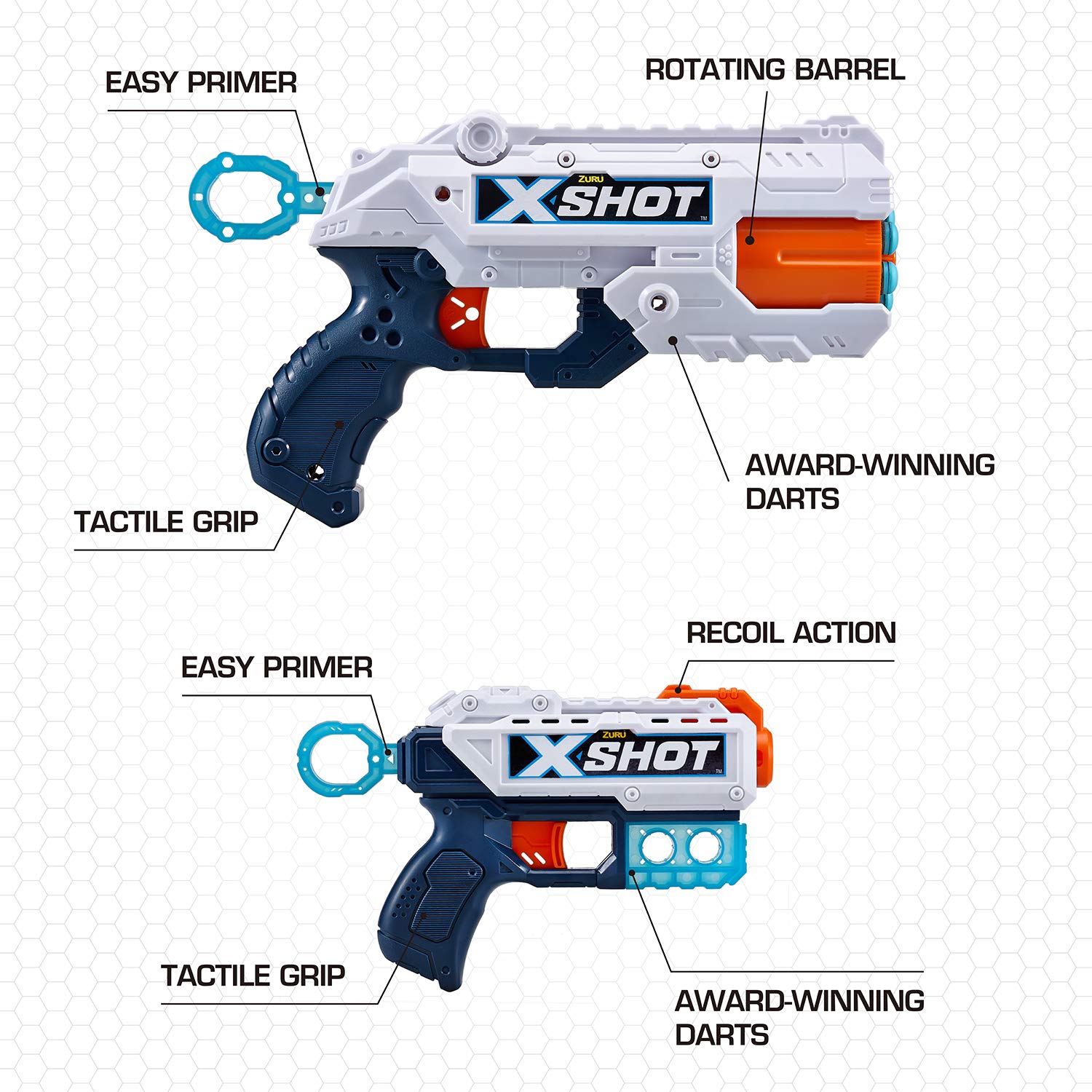 Foto 7 pulgar | Blaster Combo Xshot Excel Double Kickback Double Reflex - Venta Internacional.