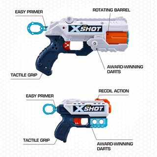 Foto 6 | Blaster Combo Xshot Excel Double Kickback Double Reflex - Venta Internacional.