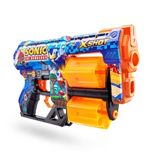 Foto 2 | Foam Blaster X-shot Skins Dread 12 Dart X-shot X Sonic The Hedgehog - Venta Internacional.