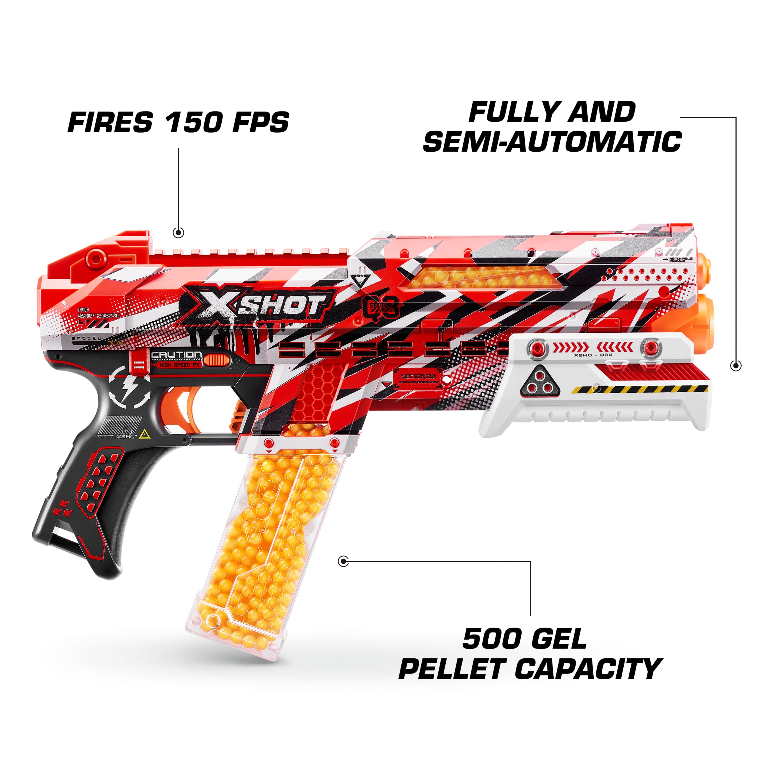 Foto 3 pulgar | Embrague Blaster Xshot Hyper Gel Manual Prime Con 5000 Bolitas - Venta Internacional.