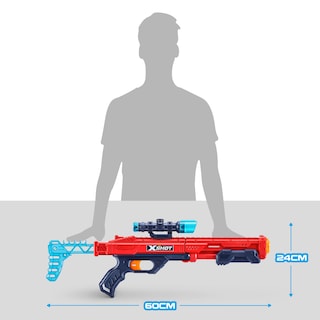 Foto 4 | Dart Blaster Xshot Excel Hawk Eye Con 5 Objetivos Y 12 Dardos Rojos - Venta Internacional.