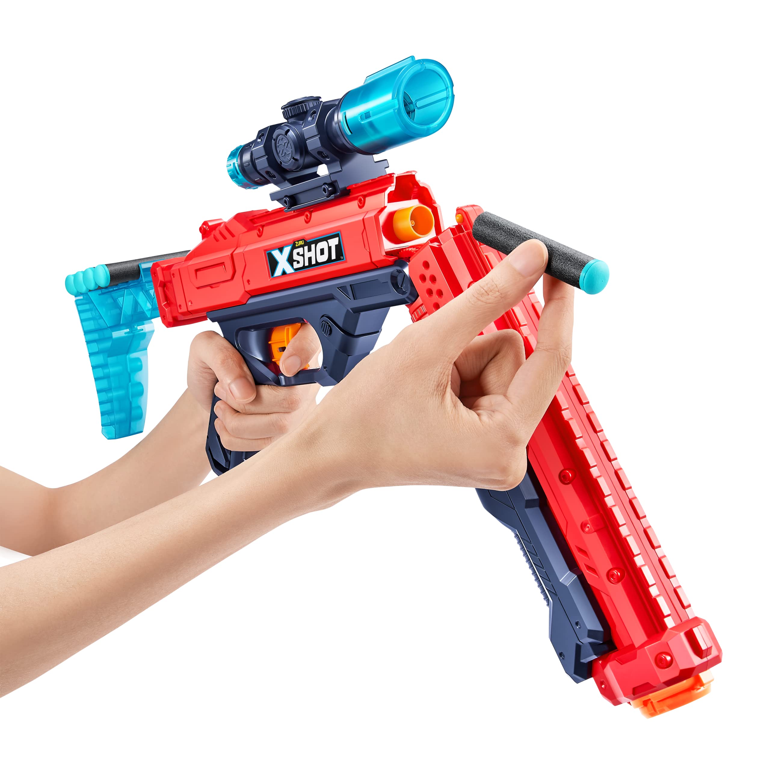 Foto 6 pulgar | Dart Blaster Xshot Excel Hawk Eye Con 5 Objetivos Y 12 Dardos Rojos - Venta Internacional.