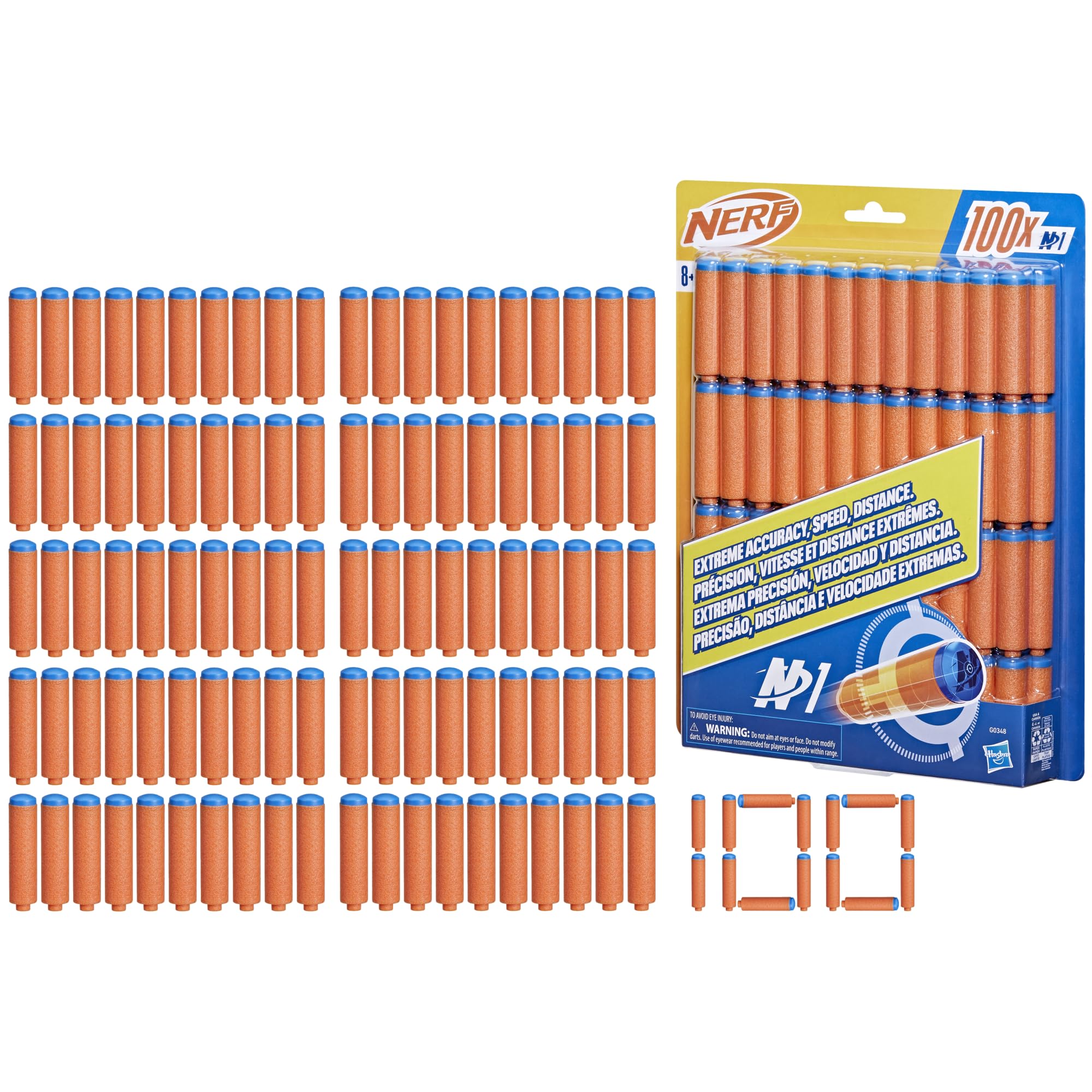 Foto 2 pulgar | Darts Nerf N Series N1 Para Lanzadores Nerf N Series X100 - Venta Internacional.