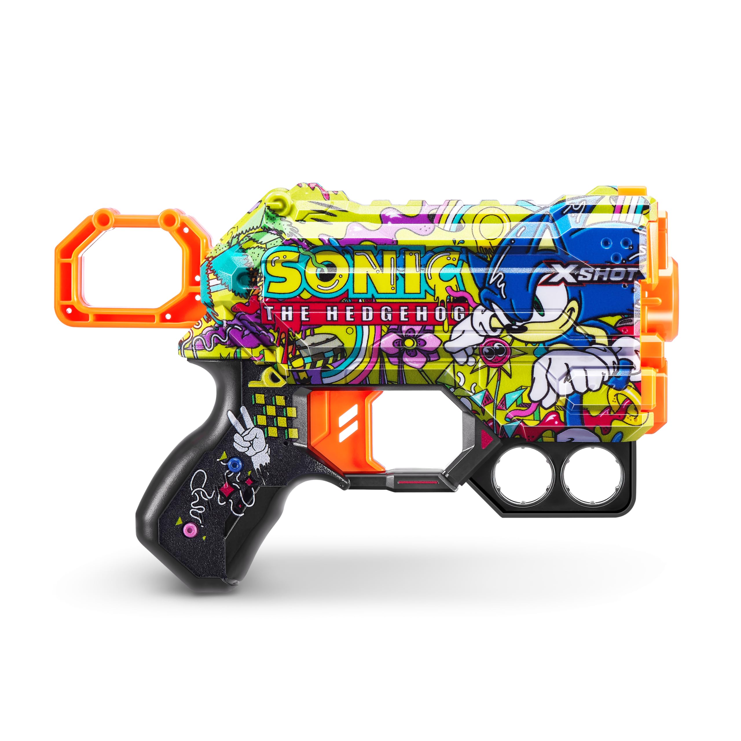 Foto 4 pulgar | Toy Foam Dart Blaster X-shot Skins Menace Sonic Hyper Spike - Venta Internacional.