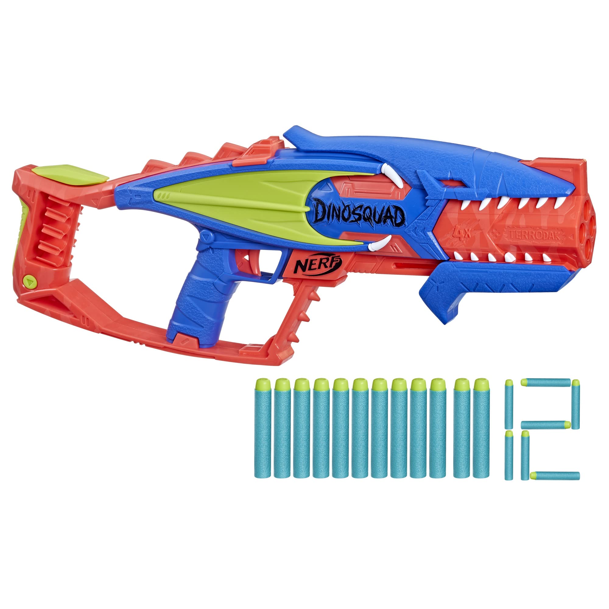 Foto 1 | Foam Blaster Nerf Dinosquad Terrodak Con 12 Dardos Elite - Venta Internacional.