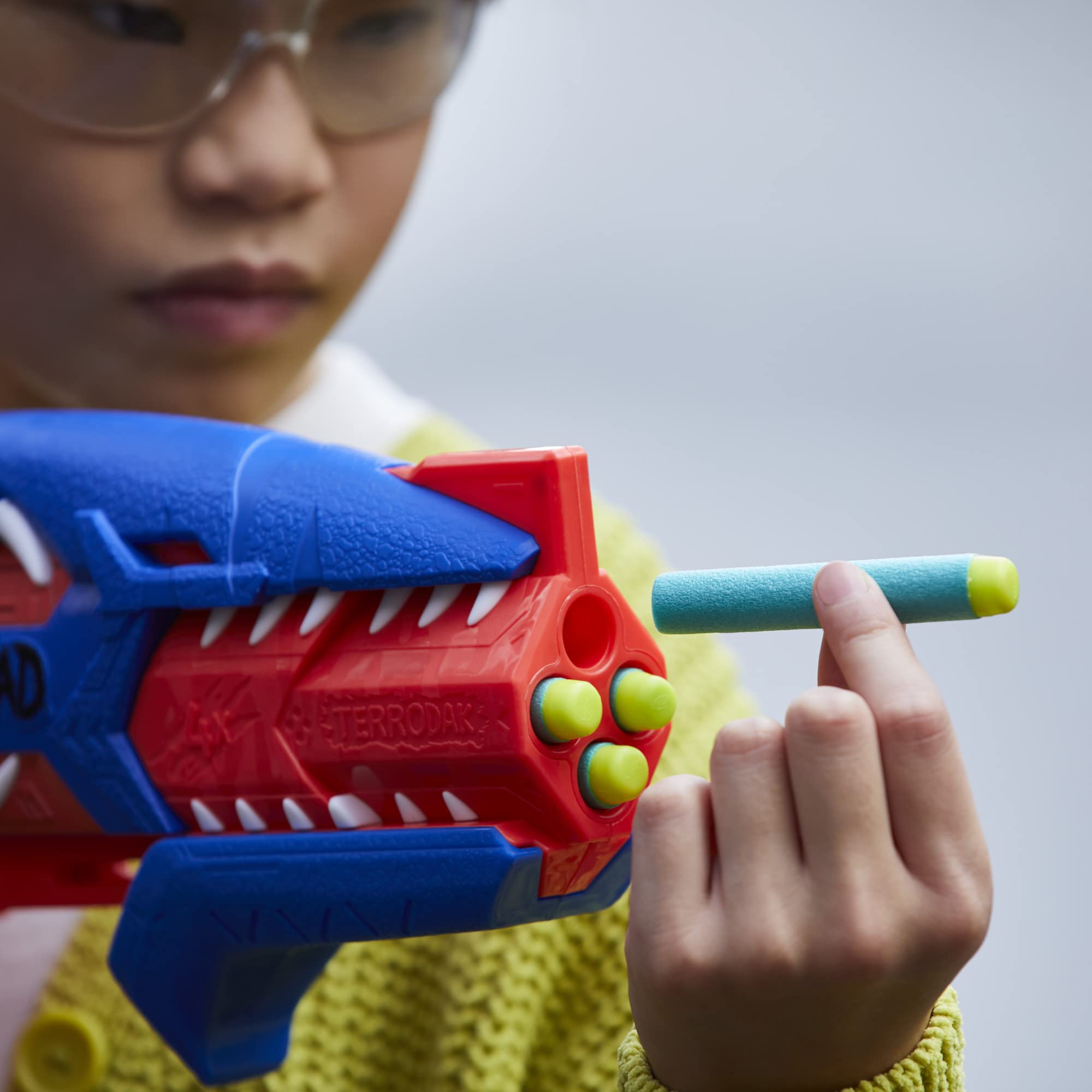 Foto 4 pulgar | Foam Blaster Nerf Dinosquad Terrodak Con 12 Dardos Elite - Venta Internacional.