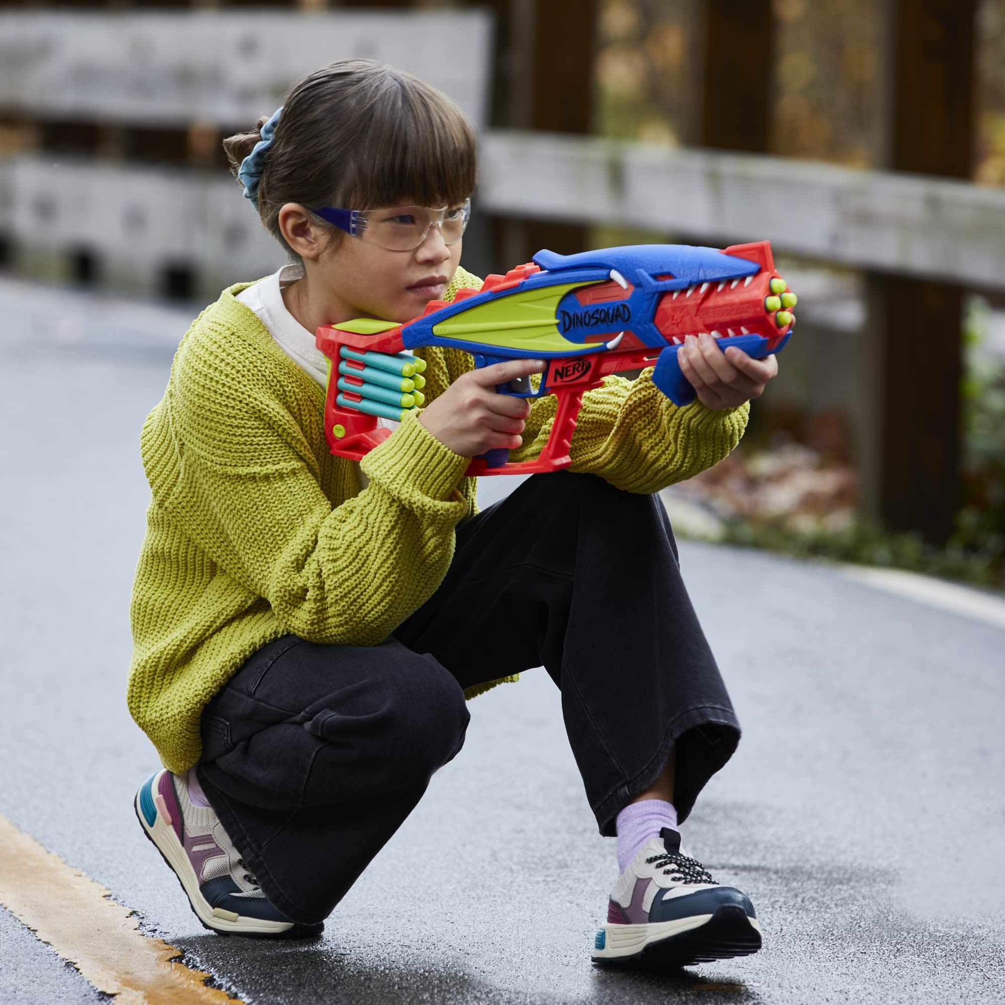 Foto 6 pulgar | Foam Blaster Nerf Dinosquad Terrodak Con 12 Dardos Elite - Venta Internacional.