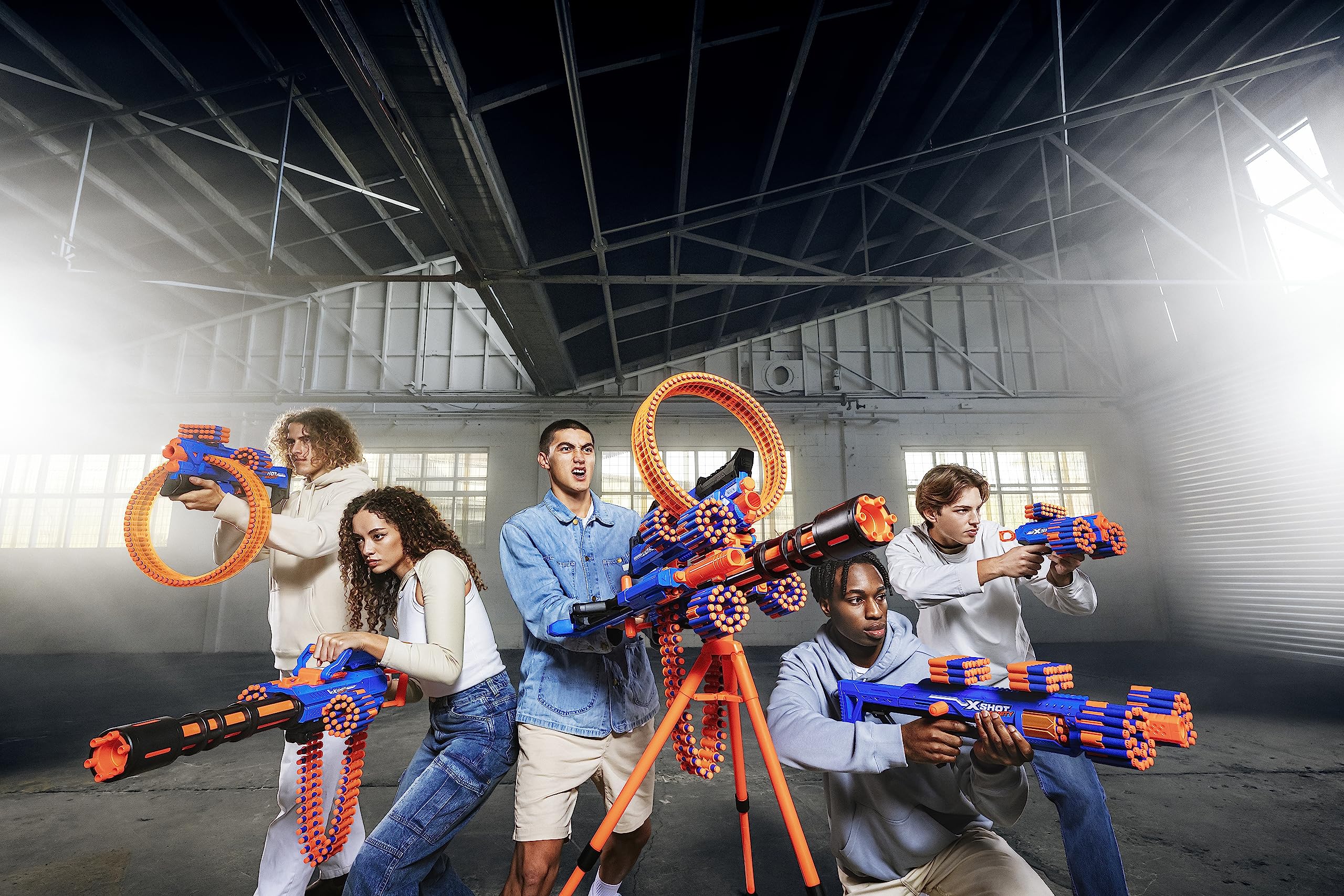 Foto 7 | Lanzador Xshot X-shot Insanity Manic Blaster Para Exteriores Con 48 Dardos - Venta Internacional.
