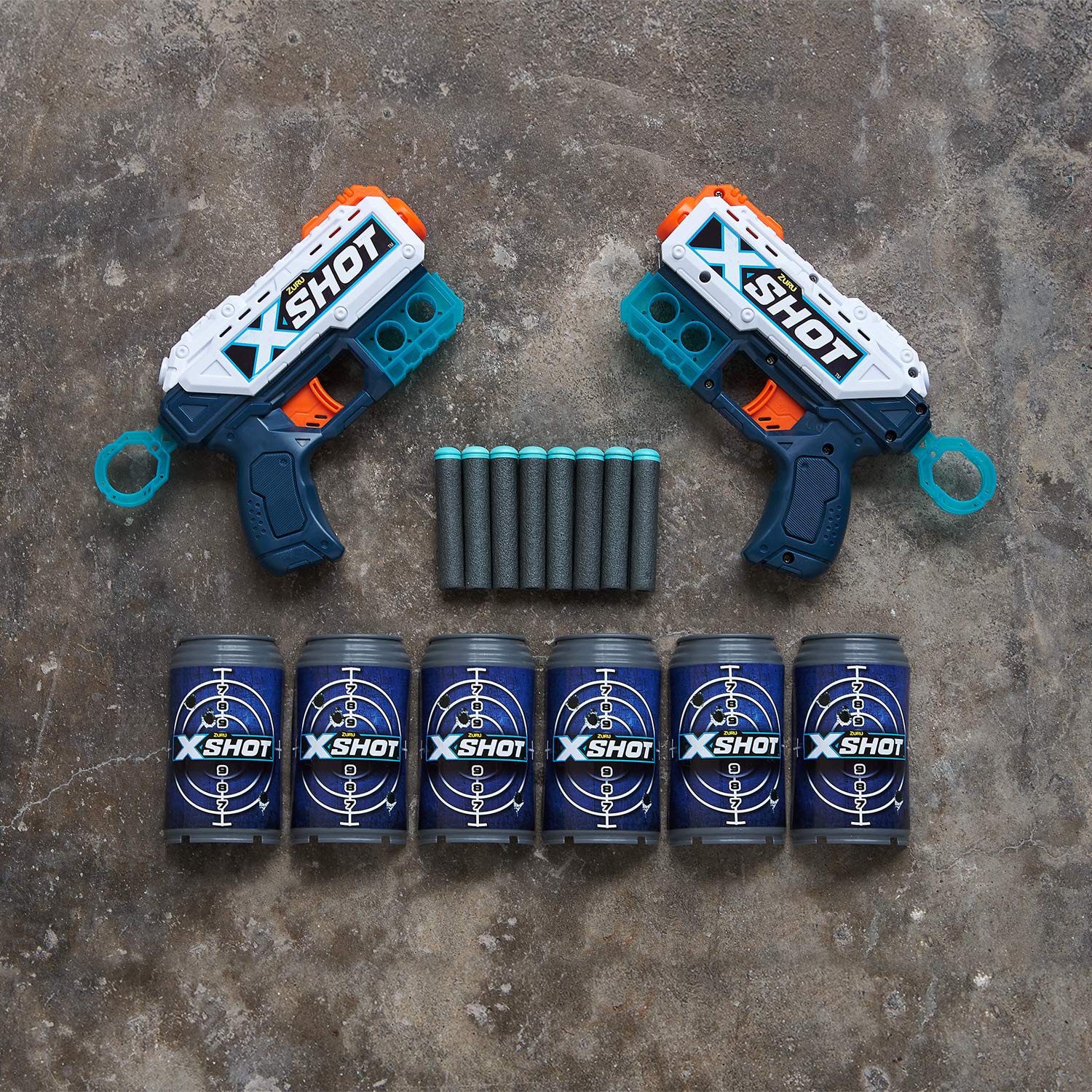 Foto 6 pulgar | Blaster Xshot Excel Double Kickback Con 8 Dardos Y 6 Latas Zuru - Venta Internacional.