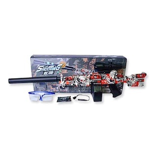 Foto 1 | Rifle De Hidrogel Para Jugar Al Aire Libre, Juguete De Disparo Eléctrico Automático Rojo