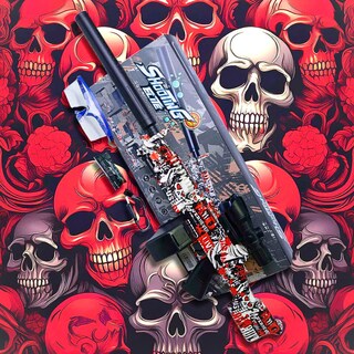 Foto 3 | Rifle De Hidrogel Para Jugar Al Aire Libre, Juguete De Disparo Eléctrico Automático Rojo
