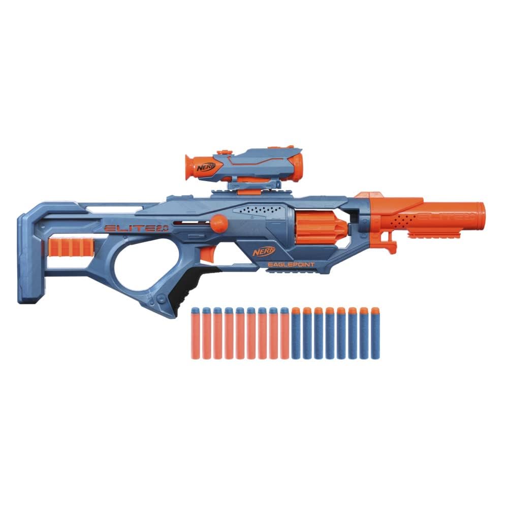 Foto 2 pulgar | Blaster Hasbro Nerf Elite 2.0 Eaglepoint Rd-8 Con 16 Dardos - Venta Internacional.