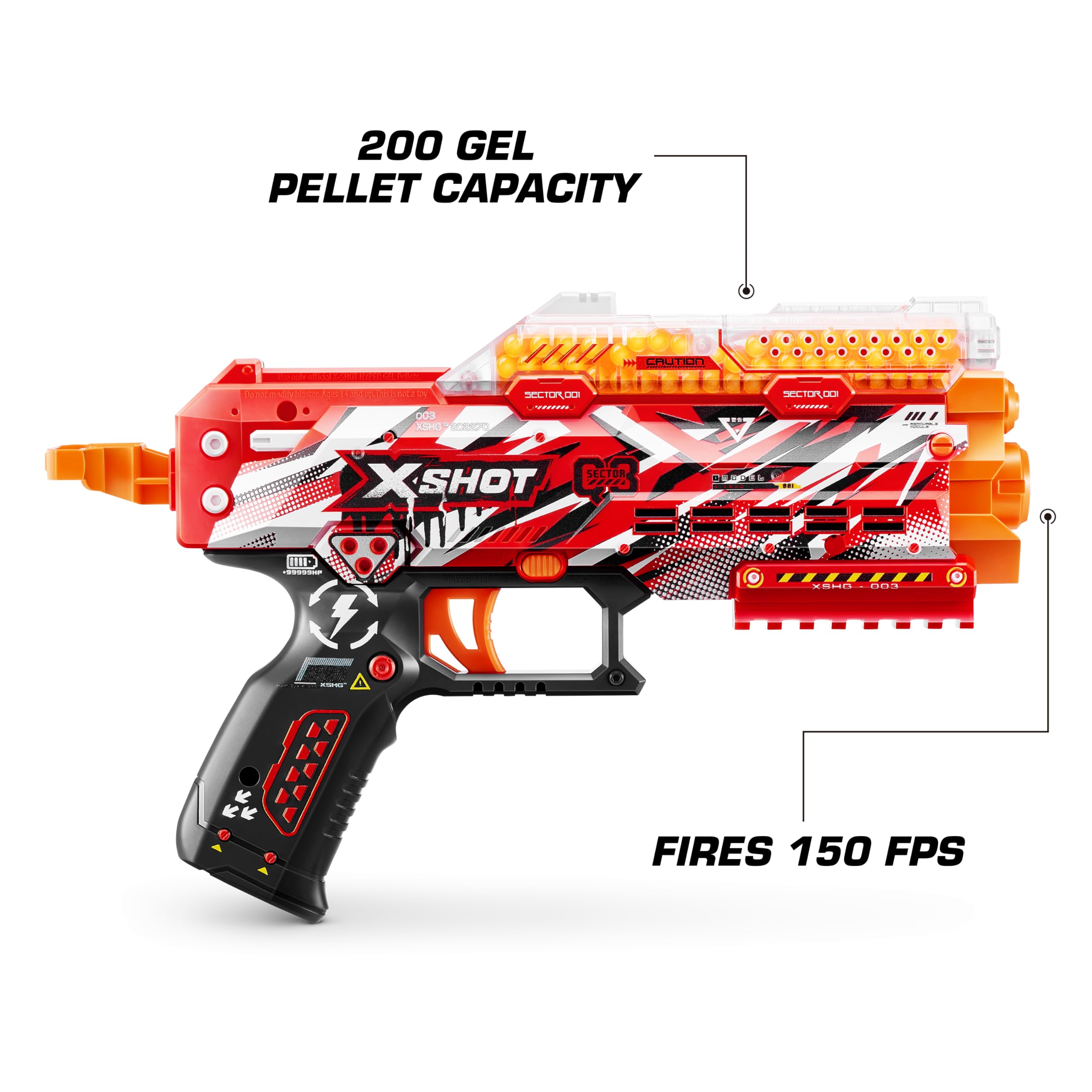 Foto 3 pulgar | Blaster Shot Hyper Gel Stinger, Paquete De 2, Con 6000 Bolitas Zuru - Venta Internacional.