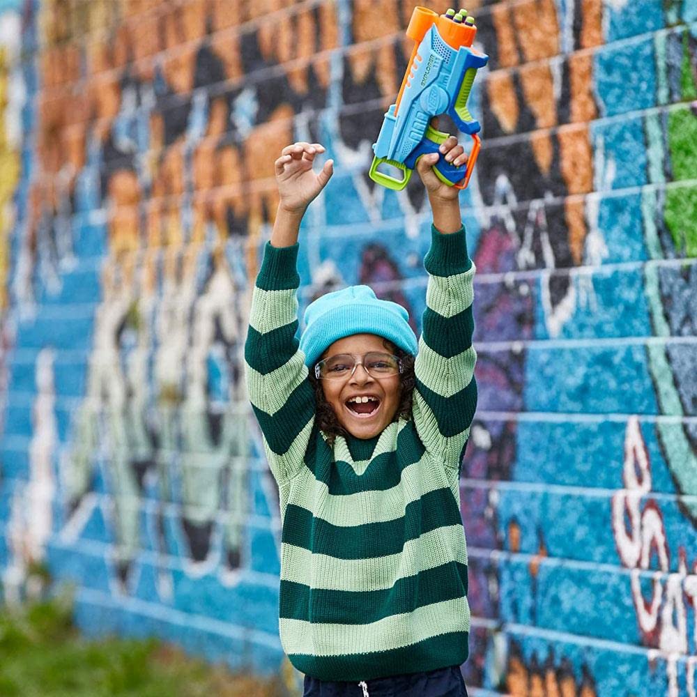 Foto 3 pulgar | Blaster Nerf Elite Jr Explorer Fácil De Jugar Con 8 Dardos Desde Hace Más De 6 Años - Venta Internacional.