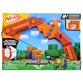 Foto 1 | Arco Dart Blaster Nerf Para Minecraft Con 8 Dardos N1 De Más De 8 Años - Venta Internacional.