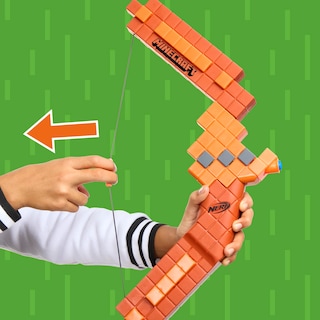 Foto 6 | Arco Dart Blaster Nerf Para Minecraft Con 8 Dardos N1 De Más De 8 Años - Venta Internacional.