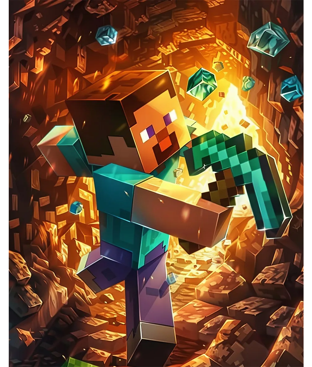Foto 6 pulgar | Espadas Y Pico Minecraft Belug Colores