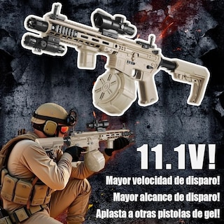Foto 2 | Pistolas Lanzador Lab.g Juguete 21pz Beige