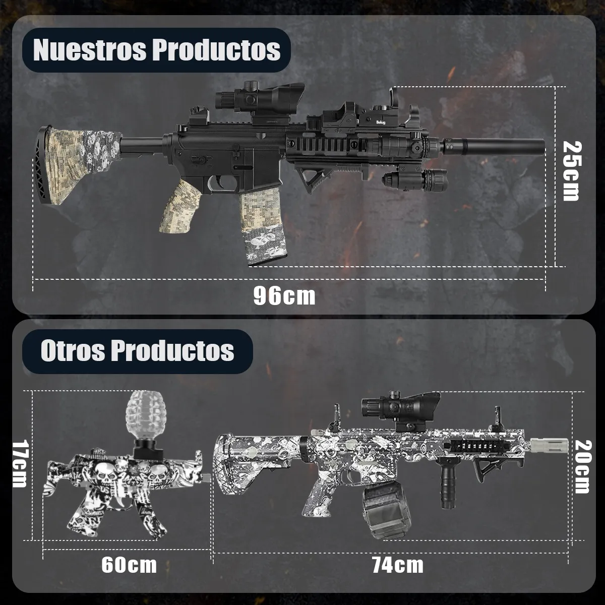 Foto 4 | Pistola De Hidrogel Belug  Juguete Negro