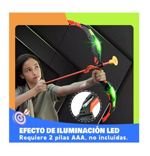 Foto 2 | Set Arco Luces 8 Flechas Multicolor