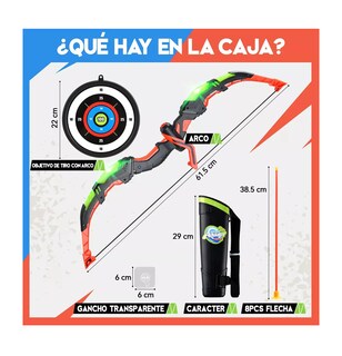 Foto 5 | Set Arco Luces 8 Flechas Multicolor