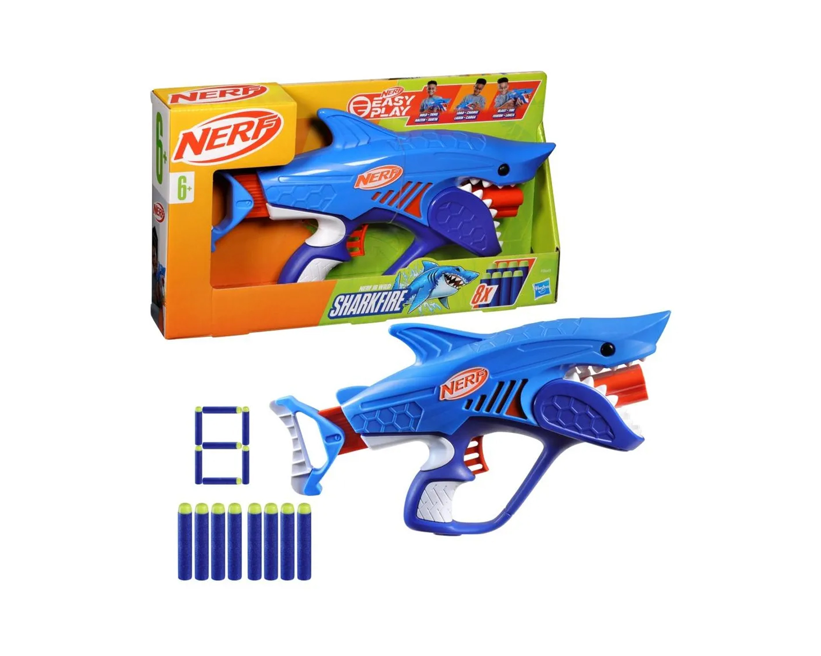 Foto 2 pulgar | Lanzador Nerf Sharkfire Para Niño