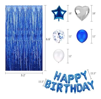 Foto 3 | Kit de 37 de Globos para Decoración de Fiesta de Cumpleaños