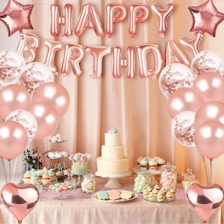 Foto 3 | Kit de 37 Globos para Cumpleaños Decoración de Fiesta