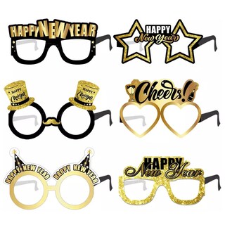Foto 1 | Gafas En Paquete VentDepot Mxyhp-003 18 Pzas De 14x8cm C/u Papel Negro-dorado