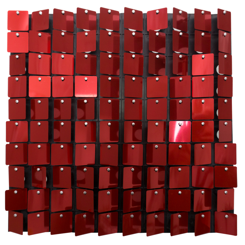 Panel Decorativo Cherry color Rojo 30 Piezas