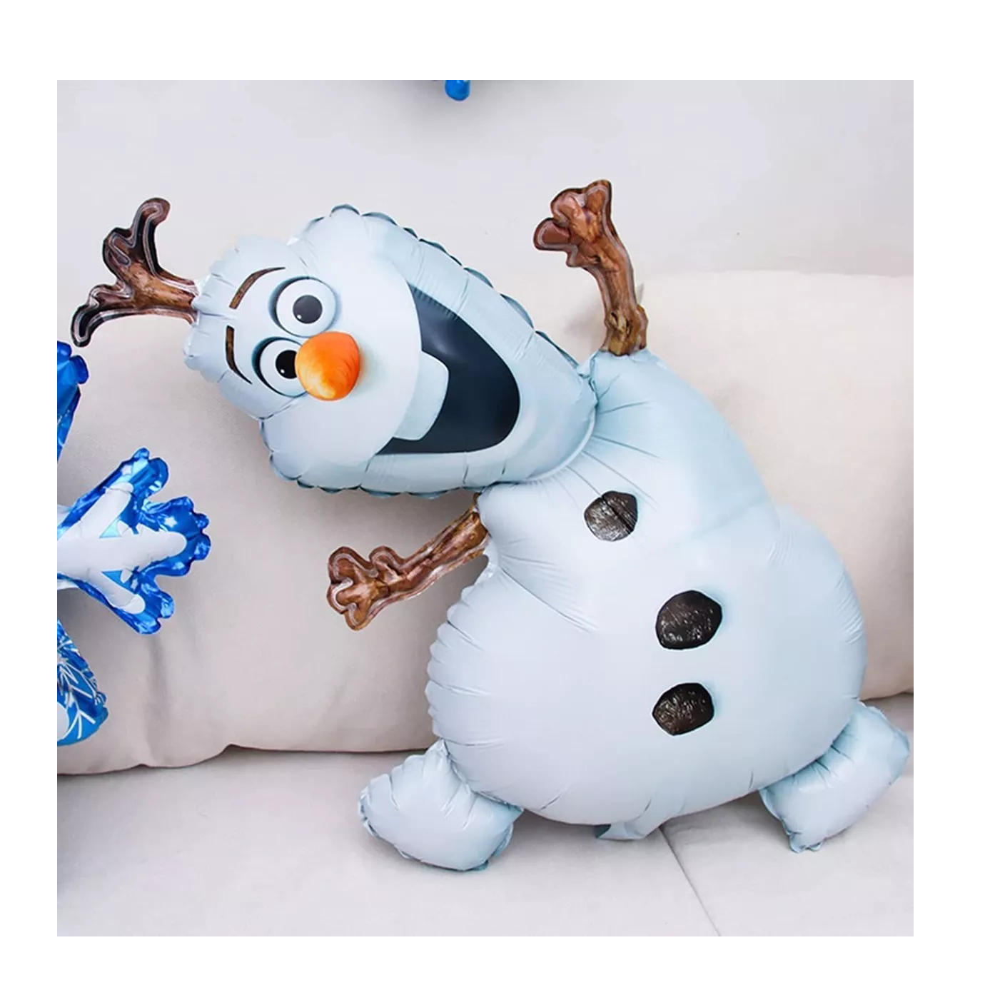 Foto 4 pulgar | Kit de Fiesta BELUG Frozen Elsa Olaf Decoración Globos de Cumpleaños Multicolor