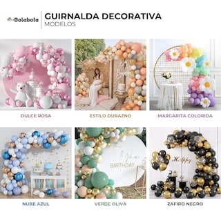 Foto 4 | Margarita Colorida - Guirnalda Decorativa De Globos