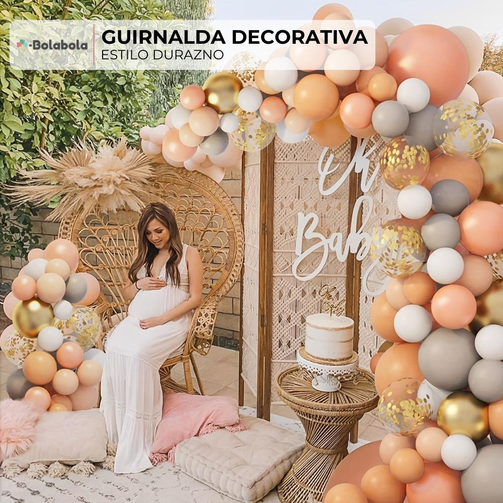 Estilo Durazno - Guirnalda Decorativa De Globos