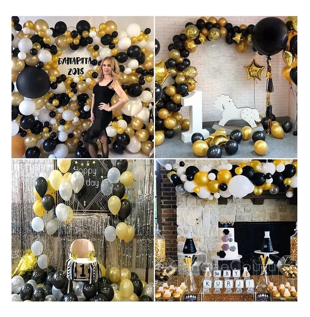 Foto 3 | Decoración de Globos para Cumpleaños Dorado #50