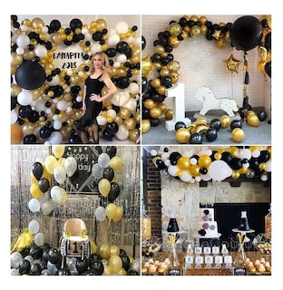 Foto 3 | Decoración de Globos para Cumpleaños Dorado #50