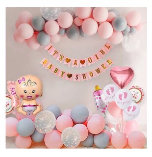 Foto 3 | Decoración de Globos Baby Shower Rosa
