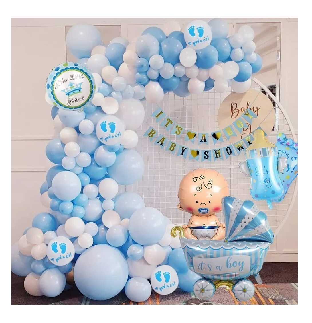 Foto 4 | Kit de Decoración Baby Shower Niño Azul