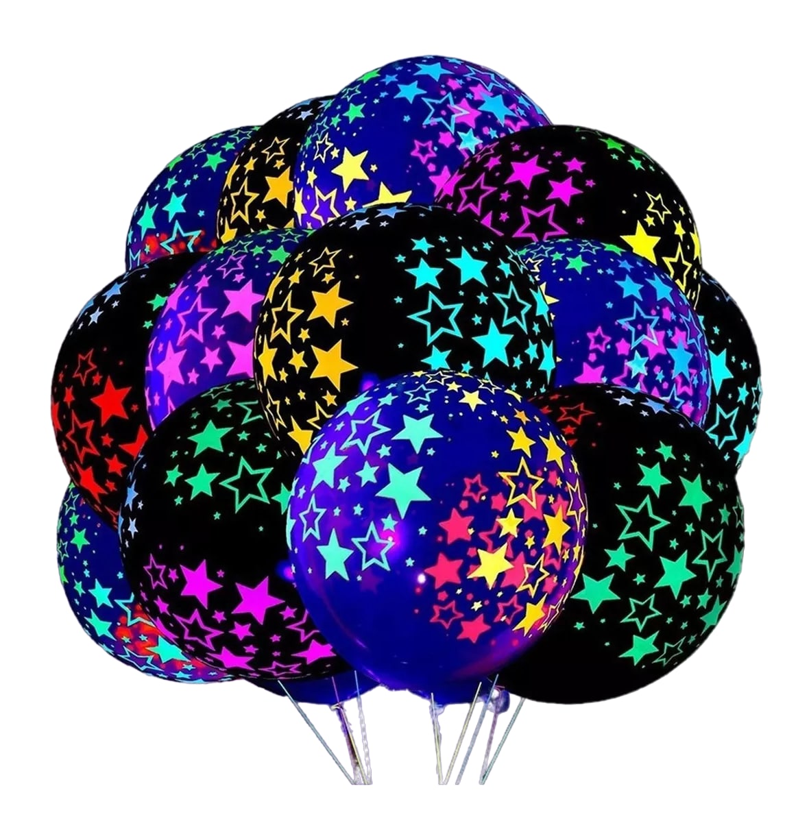 Globos Fluorescentes Neón Decoracion Latex, 50 Pcs $509