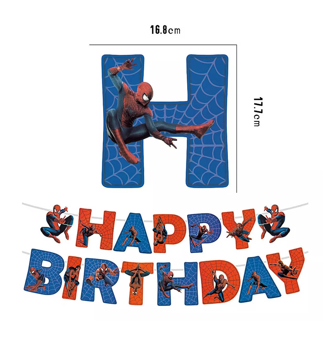 Foto 5 pulgar | Kit De Decoraciones Para Fiesta De Cumpleaños Hombre Araña