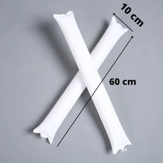 Foto 3 | Aplaudidores Inflables, Sin Impresion, 20 Piezas O 10 Pares Para Hacer Ruido Ideal Para Partidos En