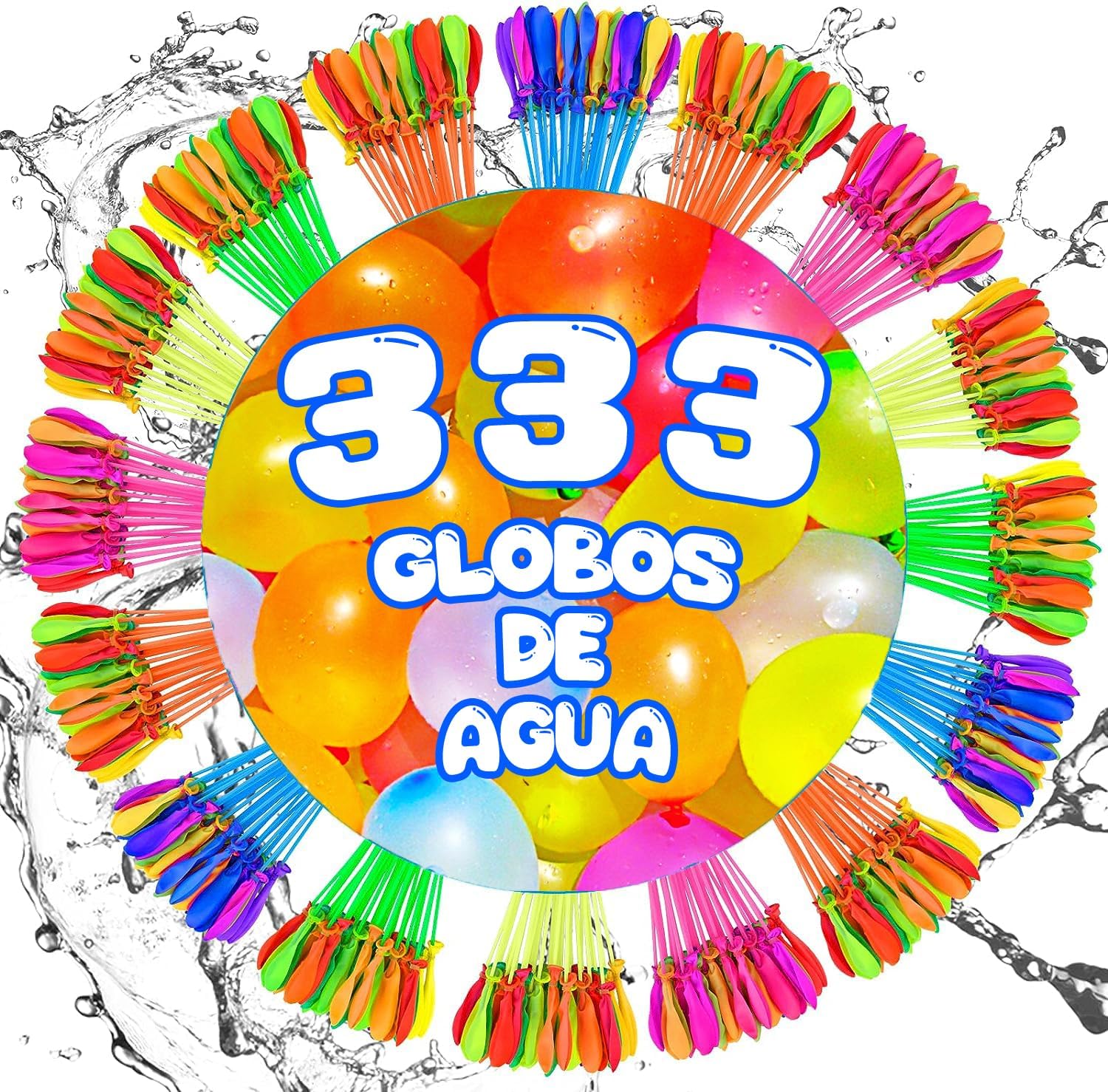 Foto 2 pulgar | 333 Globos de Agua Autosellables de Llenado Rápido