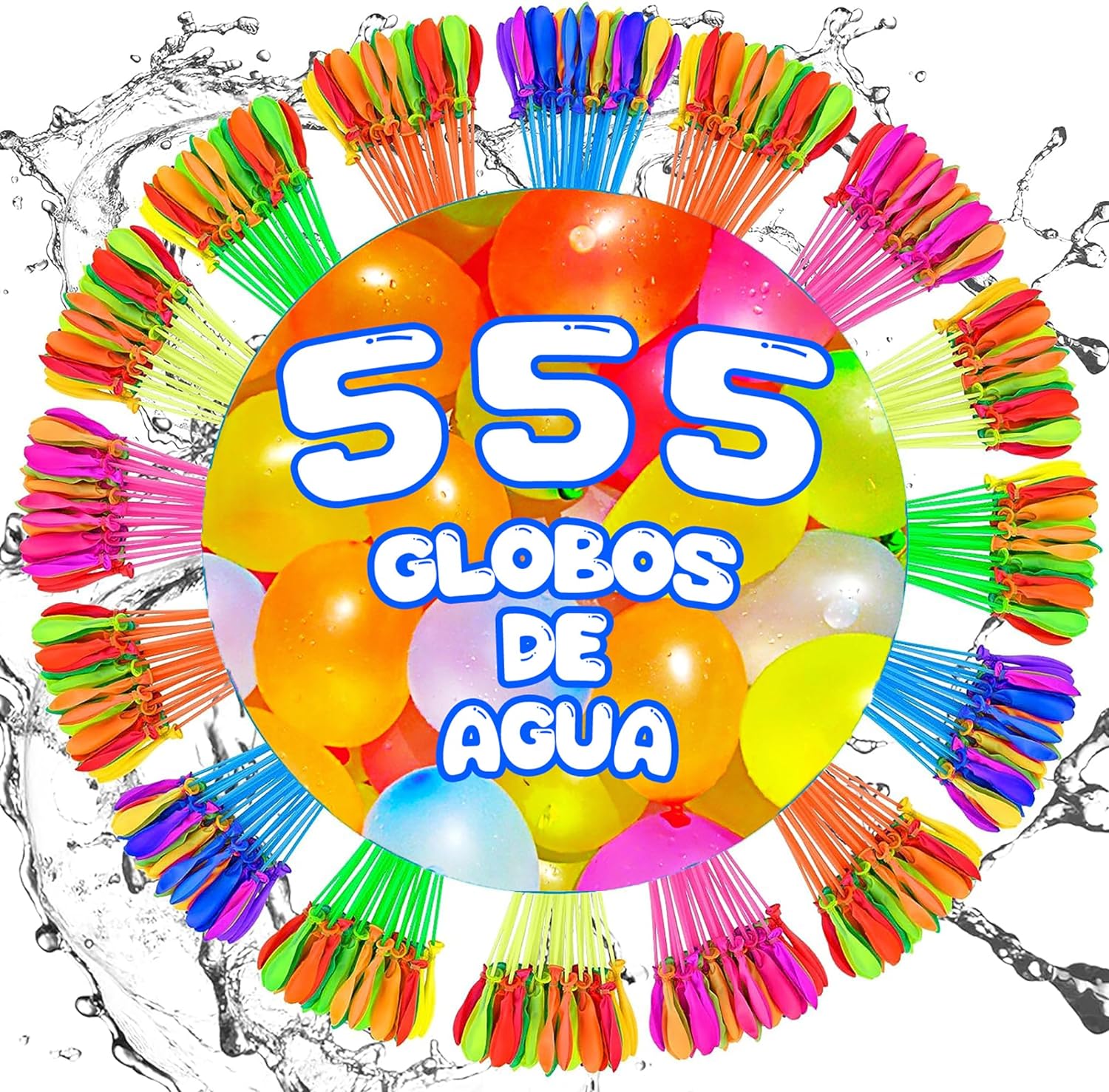 Foto 3 pulgar | 555 Globos Mágicos de Agua Autosellante