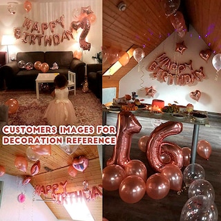 Foto 5 | Globos Guirnalda Linium para Decoración Golden Rosa